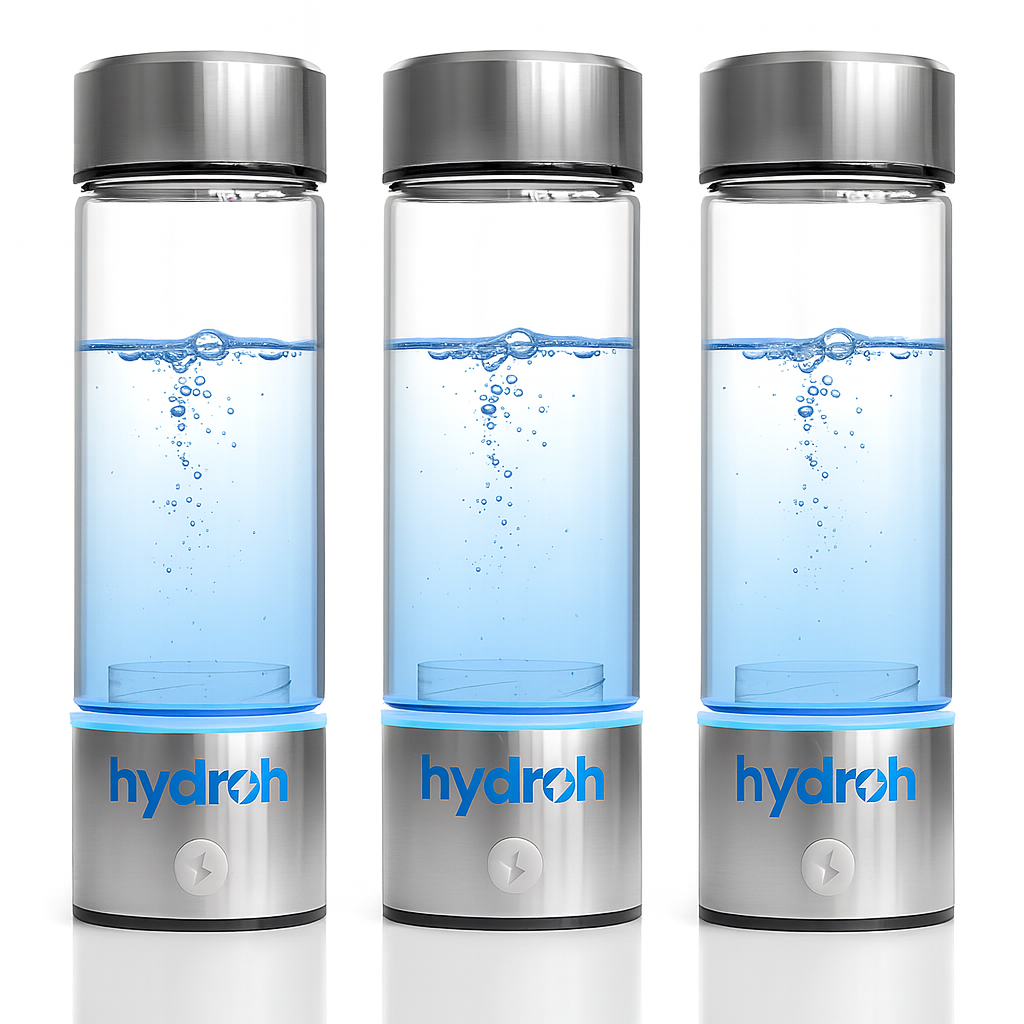 3x Hydrogen Water Bottle